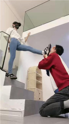 图片[16]-美娜格格】白短靴&AJ全体重踩地毯-绳艺资源网